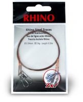 0,38mm Rhino Steel Trace 7x7 0,5m 8kg 2 pieces