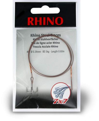 #1 Rhino Steel Trace 7x7 15kg 0,45mm 1 pieces 0,6m