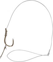 #14 Feeder Method hook-to-nylon with boilie needle bronze 6lbs 0,18mm 10cm 8 pieces