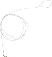 #18 Feeder Master hook-to-nylon bronze 3lbs 0,12mm 100cm 8 pieces