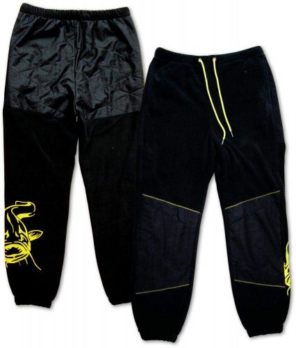 L Fleece Pants black/yellow