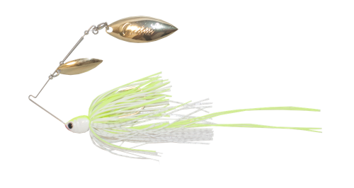 Atlas Spinnerbait 1/2oz Chartreuse White - Gold