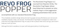 REACTION STRIKE REVOLUTION FROG POPPER 65mm